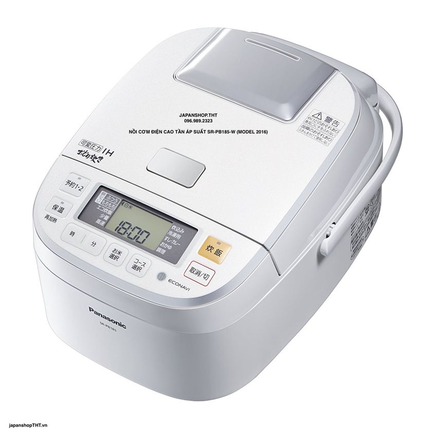 NỒI CƠM CAO TẦN ÁP SUẤT PANASONIC SR-PB185-W